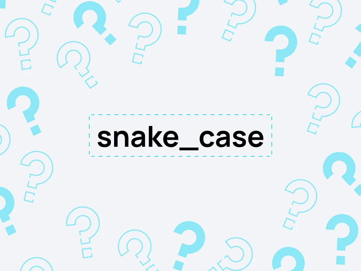 Snake case converter example showing text changed to snake_case formatting