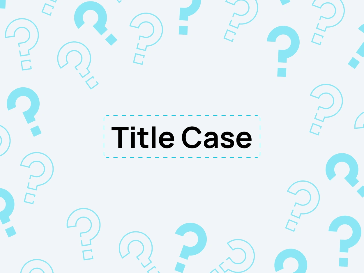Title case converter example showing Title Case text formatting