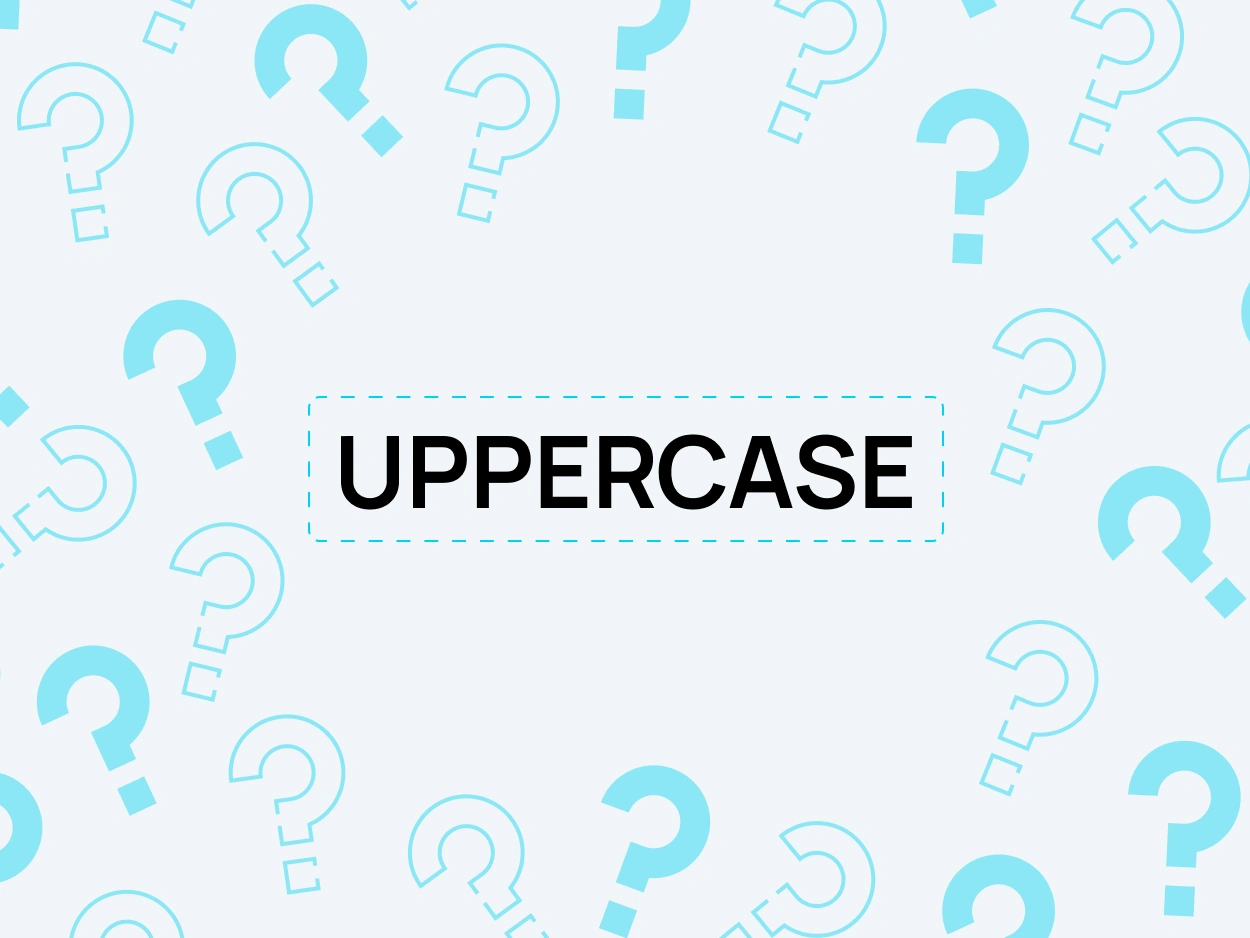 What is an uppercase converter for changing text to uppercase