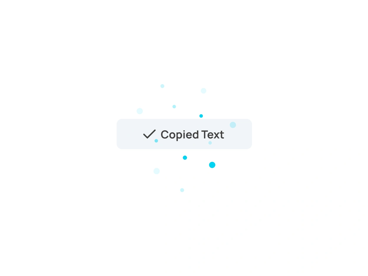 Lorem Ipsum text copy and paste button in Loremkit